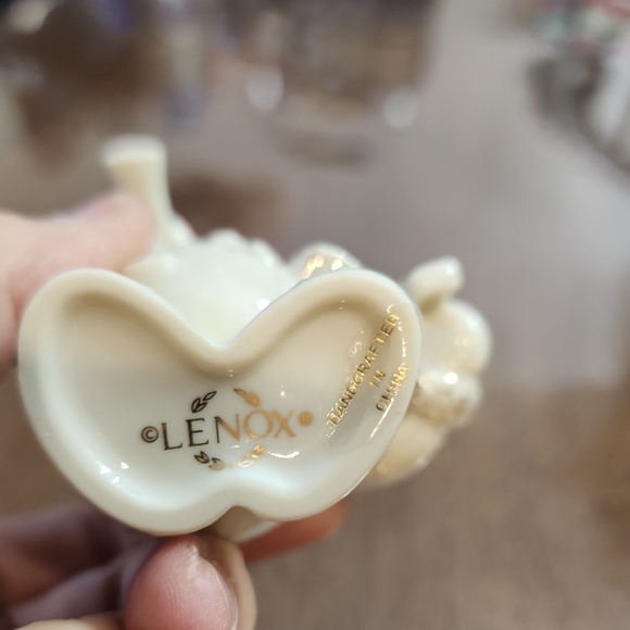 Lenox Snowman Figurine - White and Gold - Picture 6 of 6